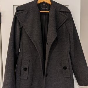 Calvin Klein wool dress coat